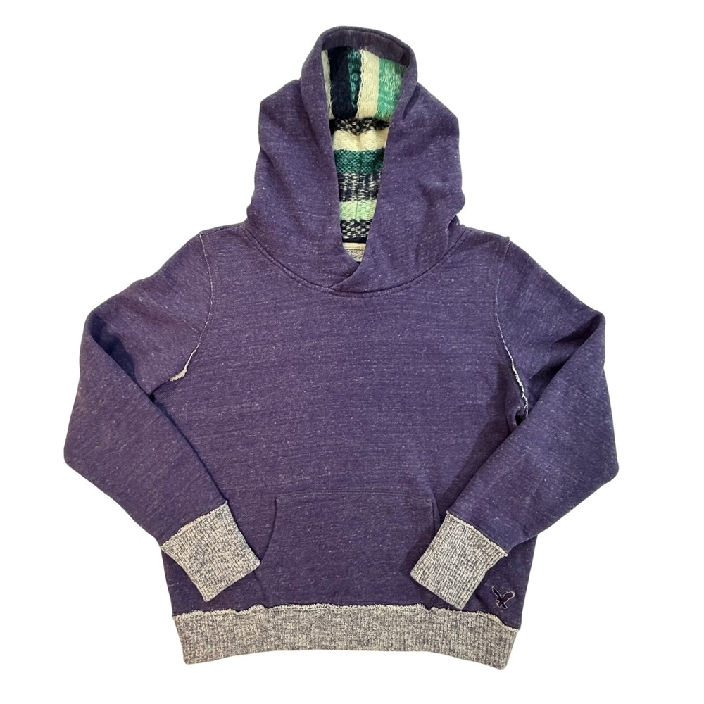 American Eagle Outfitters AEO Purple Hoodie Y2K Womens Size Large (133)